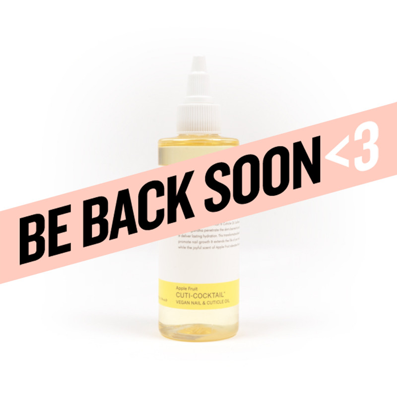 sparitual apple fruit cuti-cocktail vegan nail & cuticle oil 4oz
