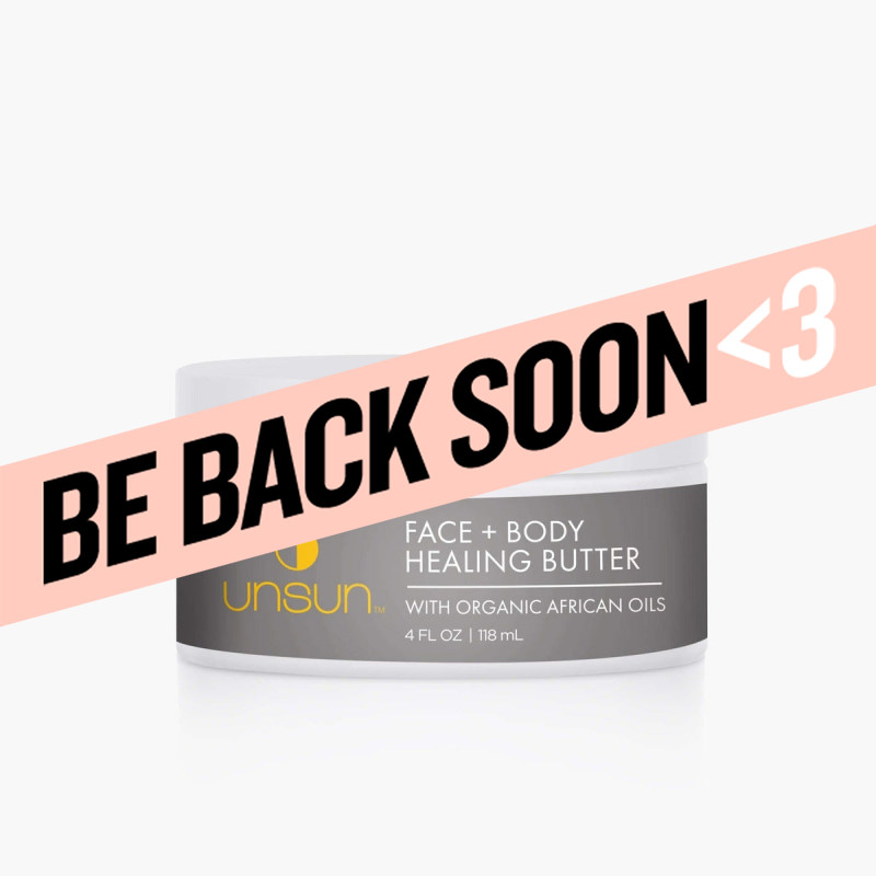 unsun face & body healing butter 4oz