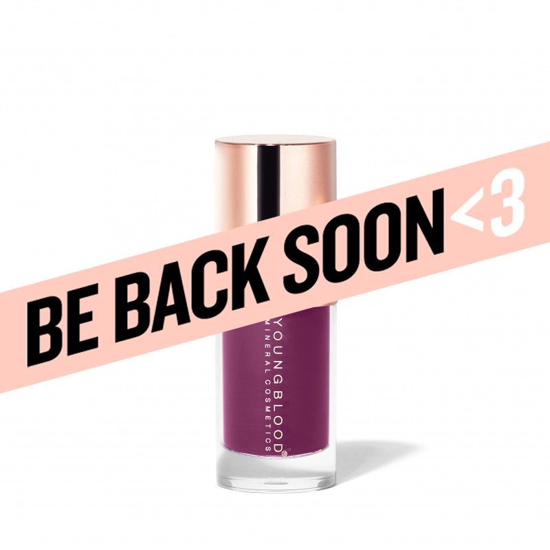 youngblood everglow lip oil pink bitten berry