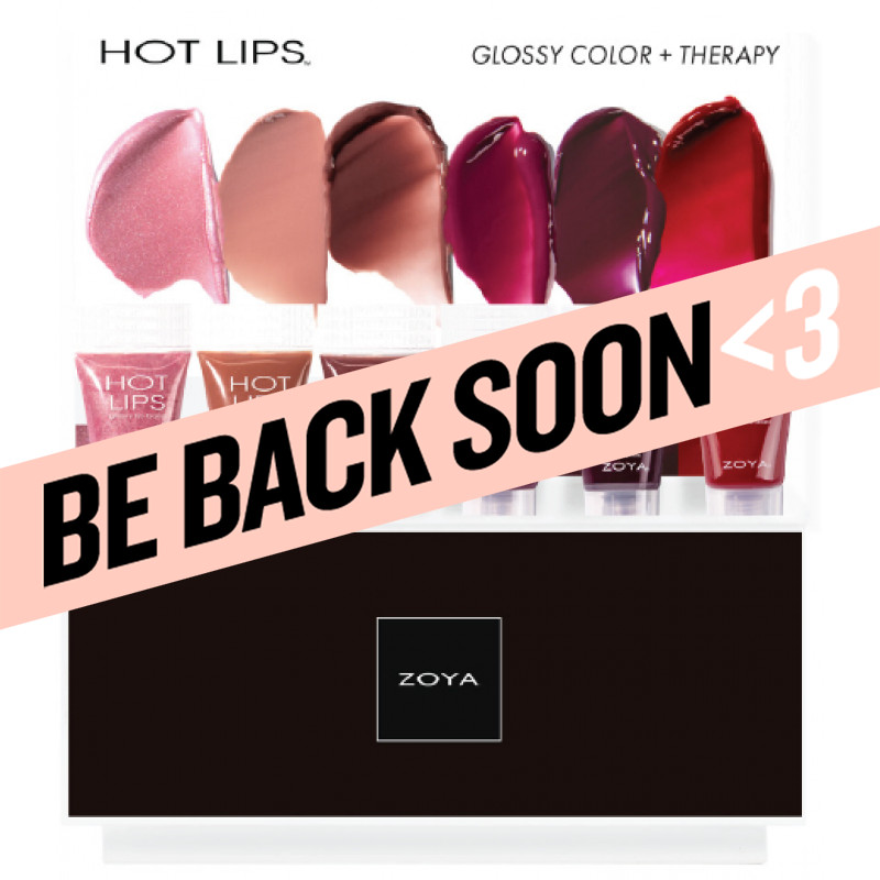 zoya hot lips top 6 display 18 piece