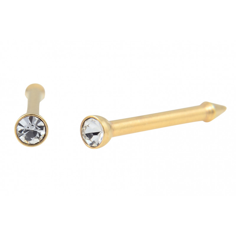 pro-pierce gp 1.5mm clear nose piercer