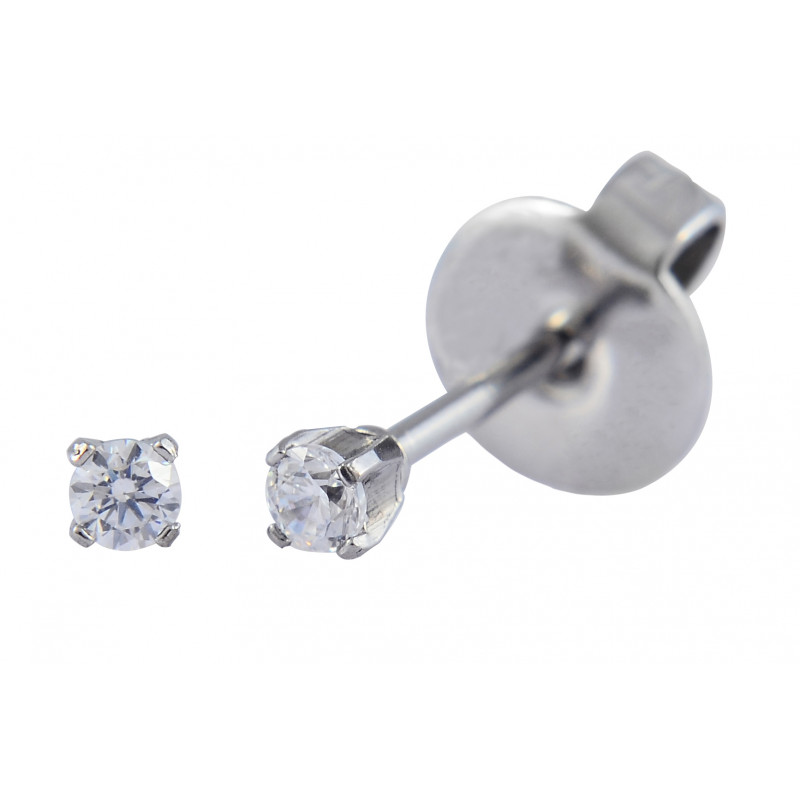 pro-pierce ss 2mm cz clear  (p118)