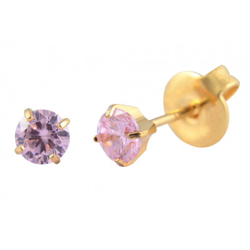 pro-pierce gp 4mm cz pink (p210)