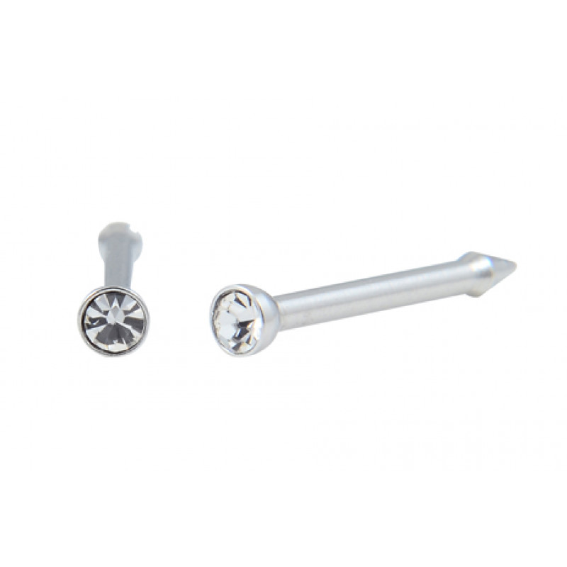 pro-pierce ti 1.5mm clear nose piercer