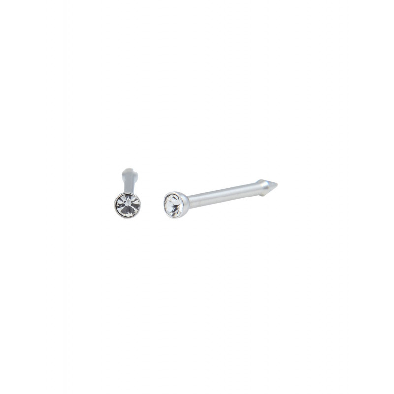 pro-pierce ss 1.5mm clear nose piercer