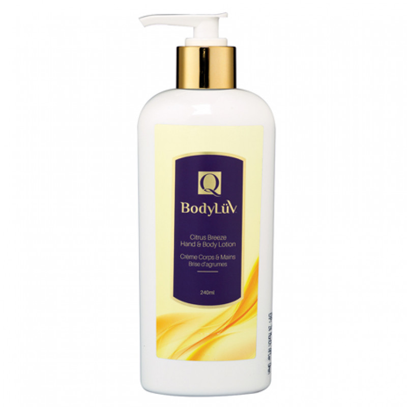 quannessence body luv citrus breeze hand and body lotion 240ml