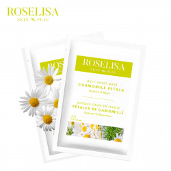 roselisa jelly sheet mask chamomile petals 10pc