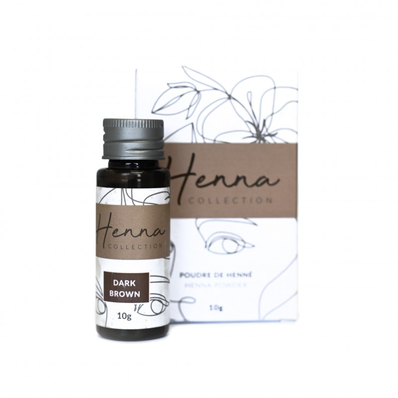 roselisa henna brow powder dark brown 10g