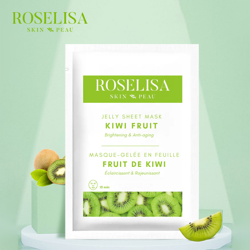 roselisa jelly sheet mask kiwi fruit 1pc