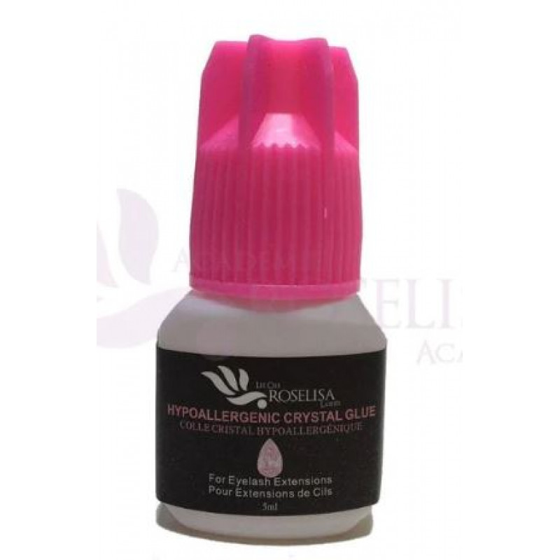 roselisa hypoallergenic crystal glue for eyelash extensions 5ml