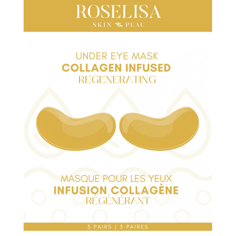 roselisa under eye mask collagen 3 pack