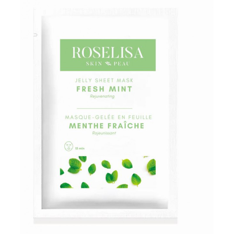roselisa jelly sheet mask fresh mint 1pc