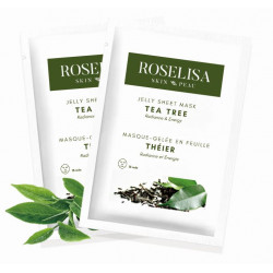 roselisa jelly sheet mask tea tree 10pc
