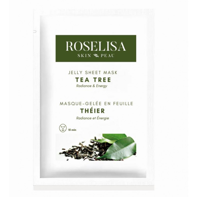 roselisa jelly sheet mask tea tree 1 piece