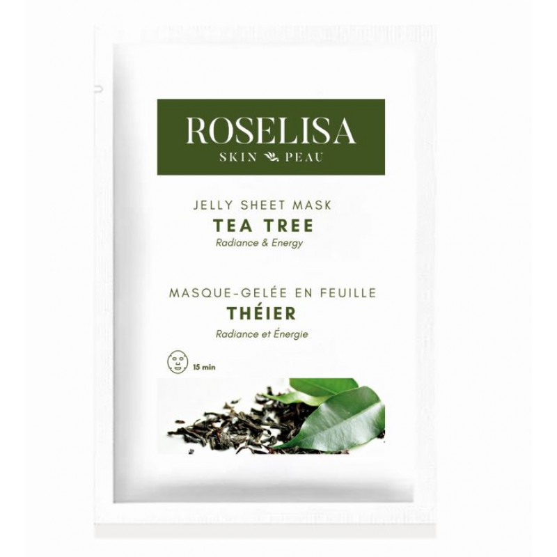 roselisa jelly sheet mask tea tree 1pc