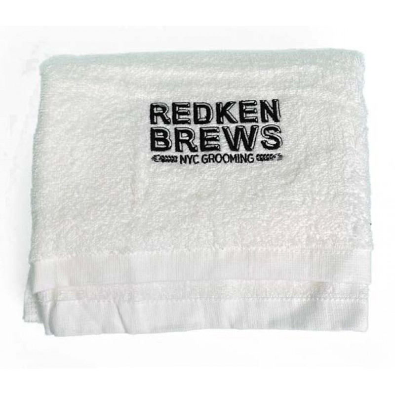 redken  brews towel white..