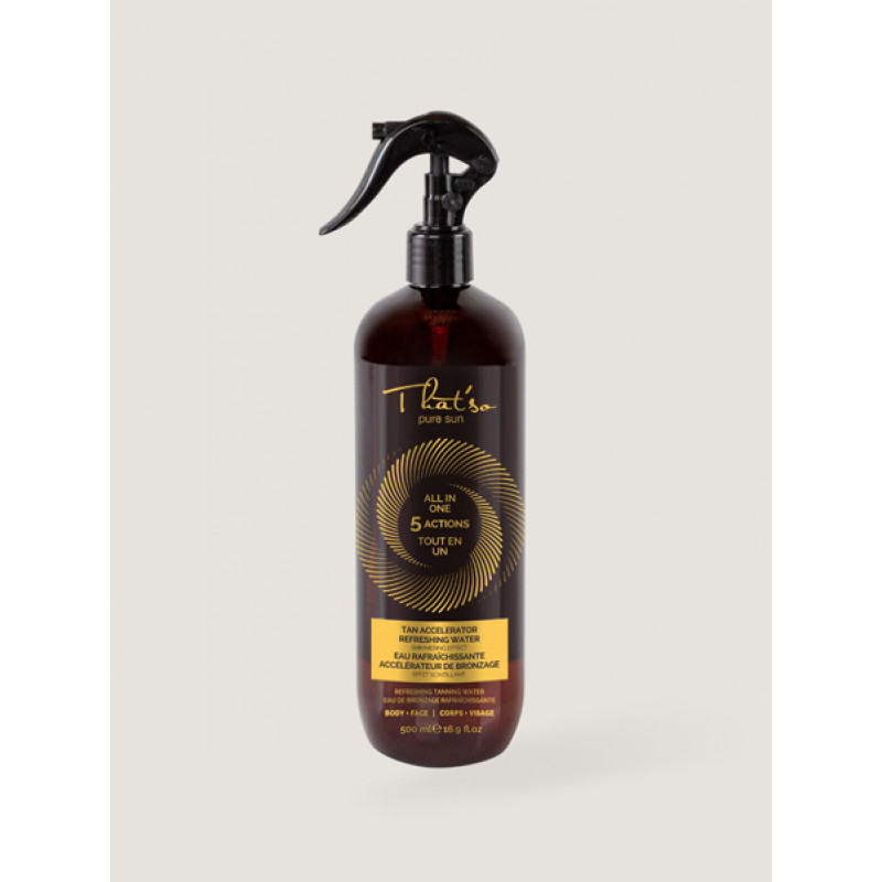 that'so all in one tan accelerator refreshing water 500ml