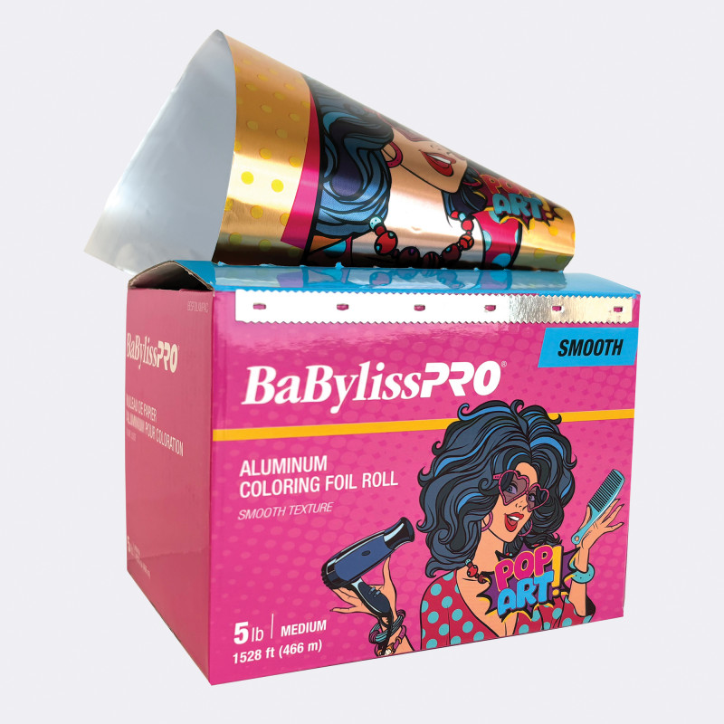 babylisspro pop art! aluminum coloring foil 5lb roll #besfoilxmpac