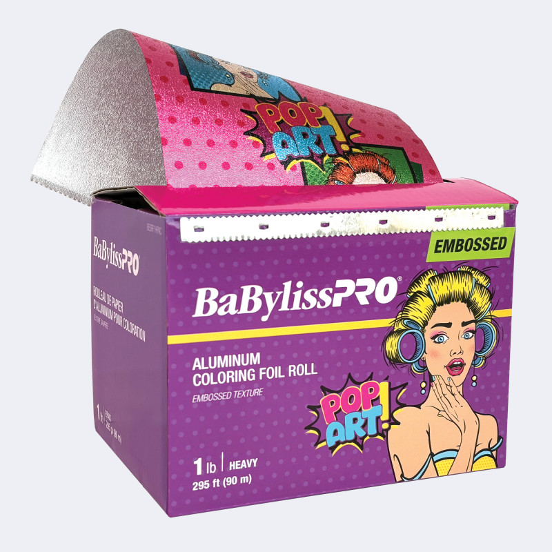 babylisspro pop art! aluminum coloring foil 1lb roll #besrf1hpac