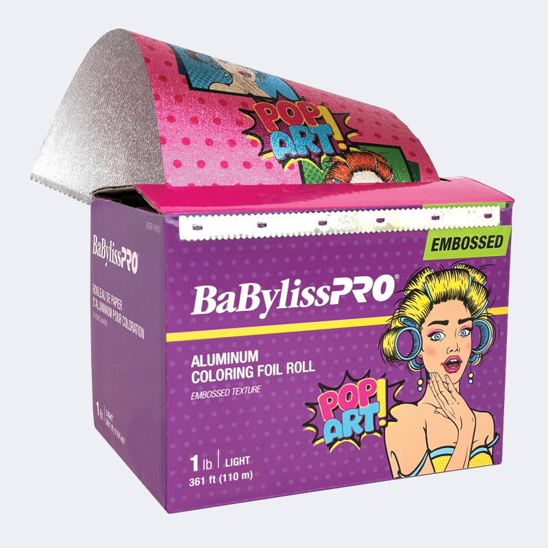 babylisspro pop art! aluminum coloring foil 1lb roll #besrf1lpac