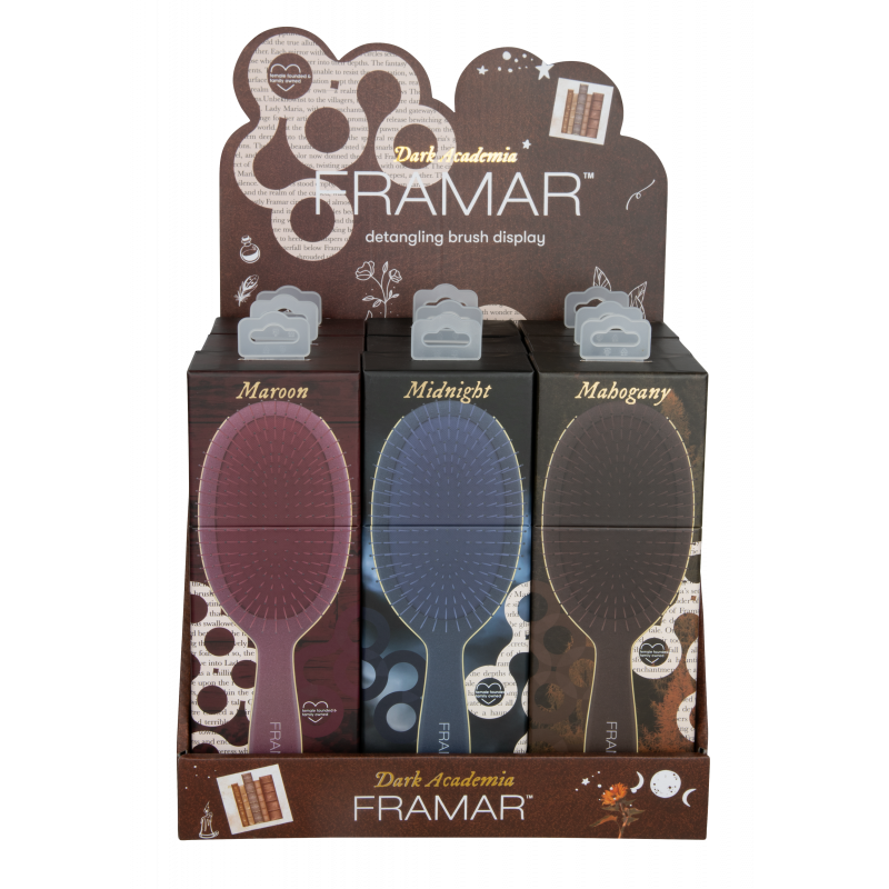 framar dark academia brush display 9pc