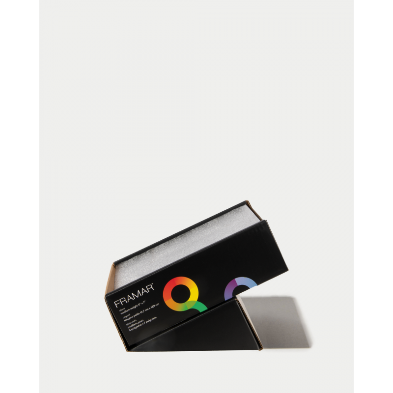 framar star struck silver 5x7 embossed medium foil 500pc