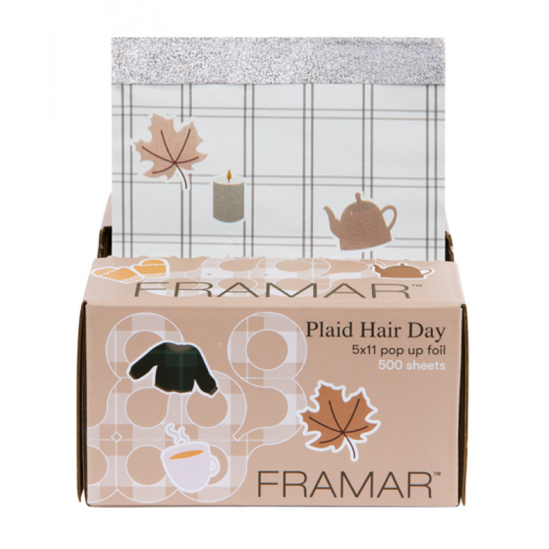 framar plaid hair day 5x11 pop up foil 500pc