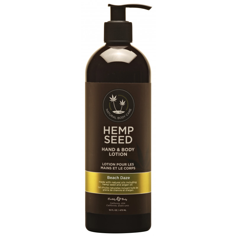 hemp seed hand & body lotion beach daze 16oz