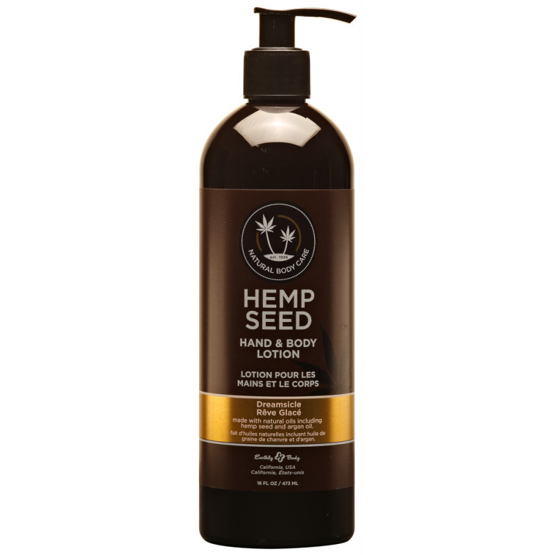 hemp seed hand & body lotion dreamsicle 16oz