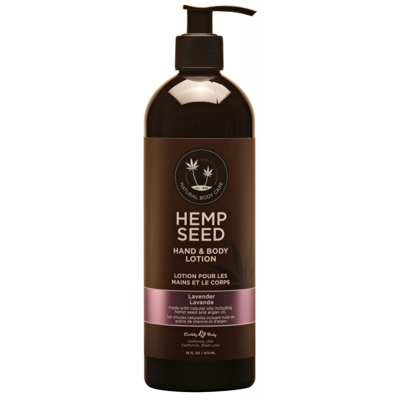 hemp seed hand & body lotion lavender 16oz