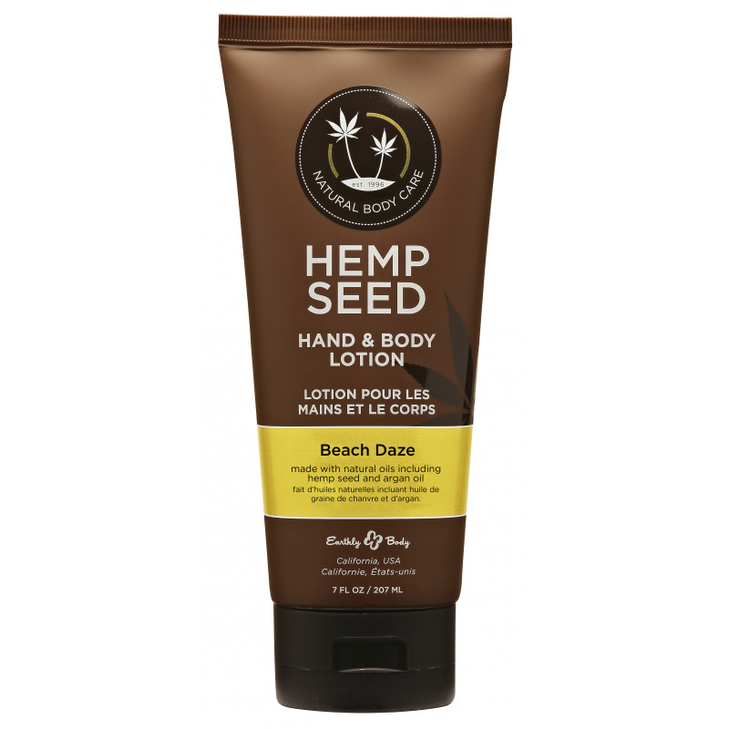 hemp seed hand & body lotion beach daze 7oz