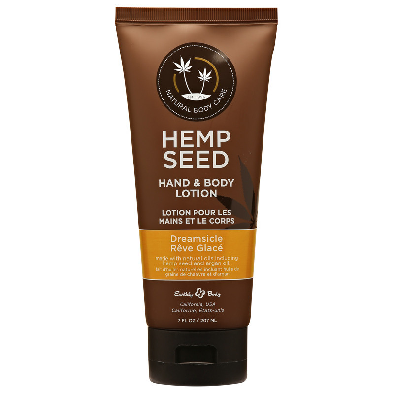 hemp seed hand & body lotion dreamsicle 7oz