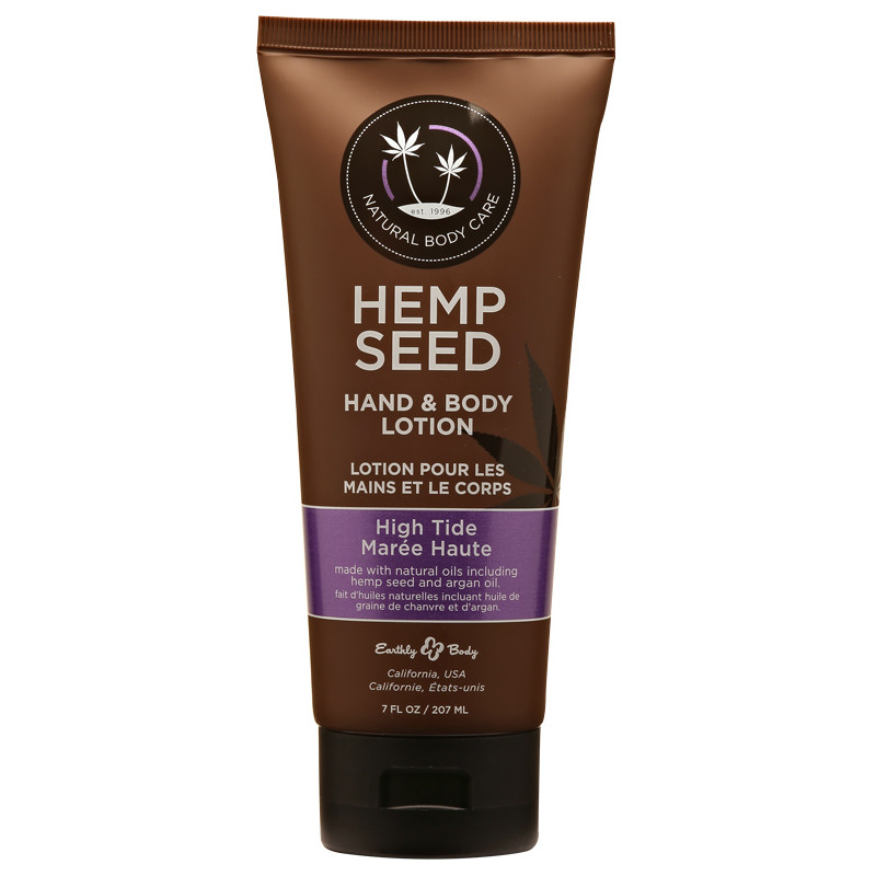 hemp seed hand & body lotion high tide 7oz