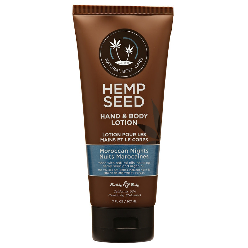 hemp seed hand & body lotion moroccan nights 7oz