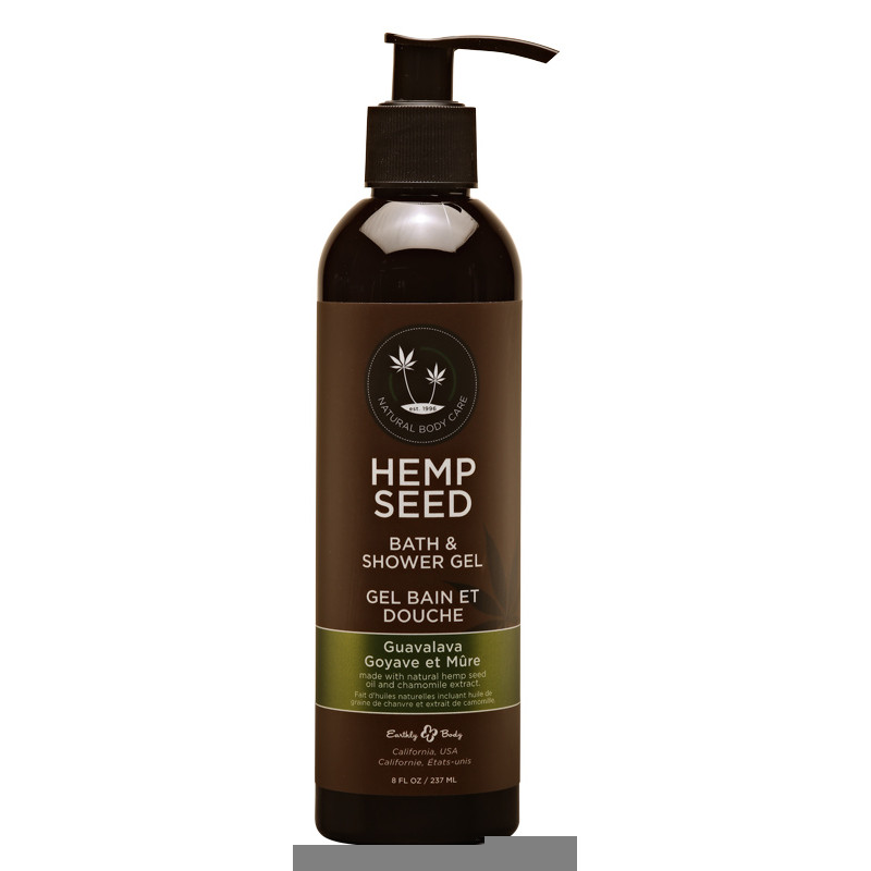 hemp seed bath & shower gel guavalava 8oz