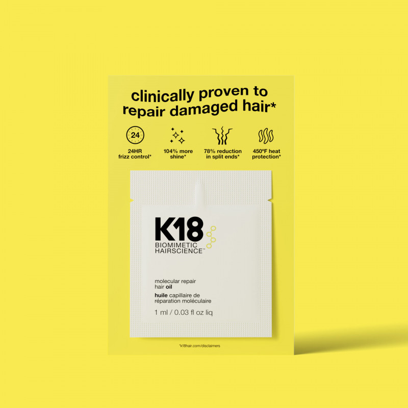 k18 hair oil packette 1ml