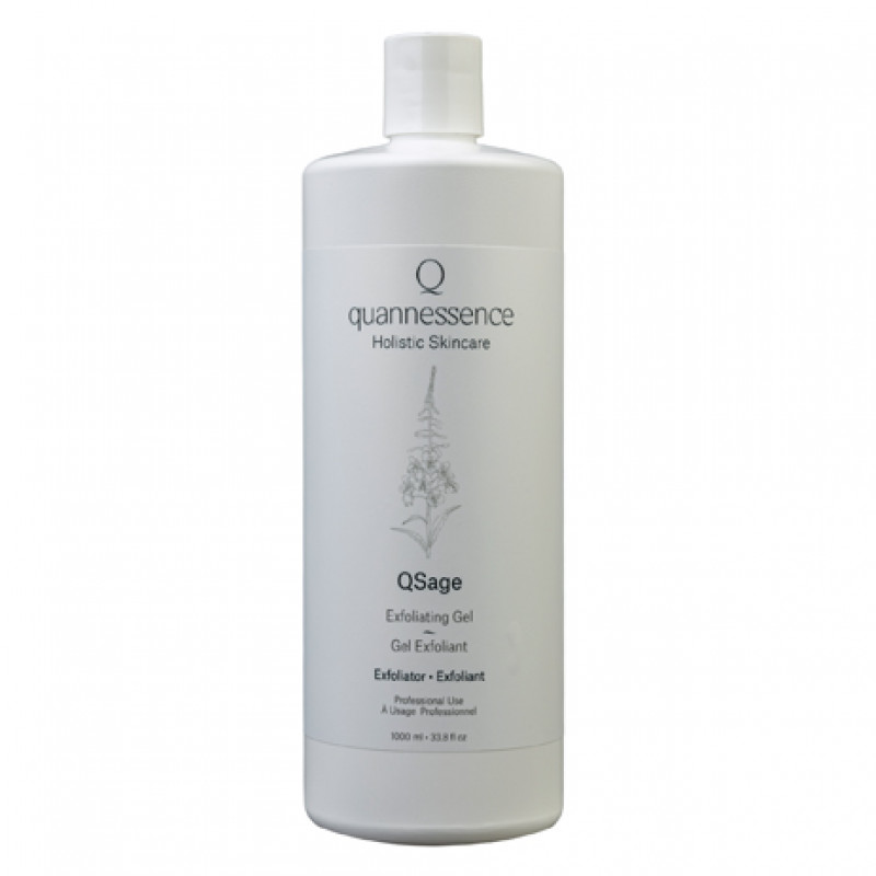 quannessence qsage exfoliating gel 1000ml (pro s)