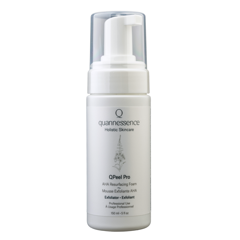 quannessence qpeel aha resurfacing foam 150ml (pro)