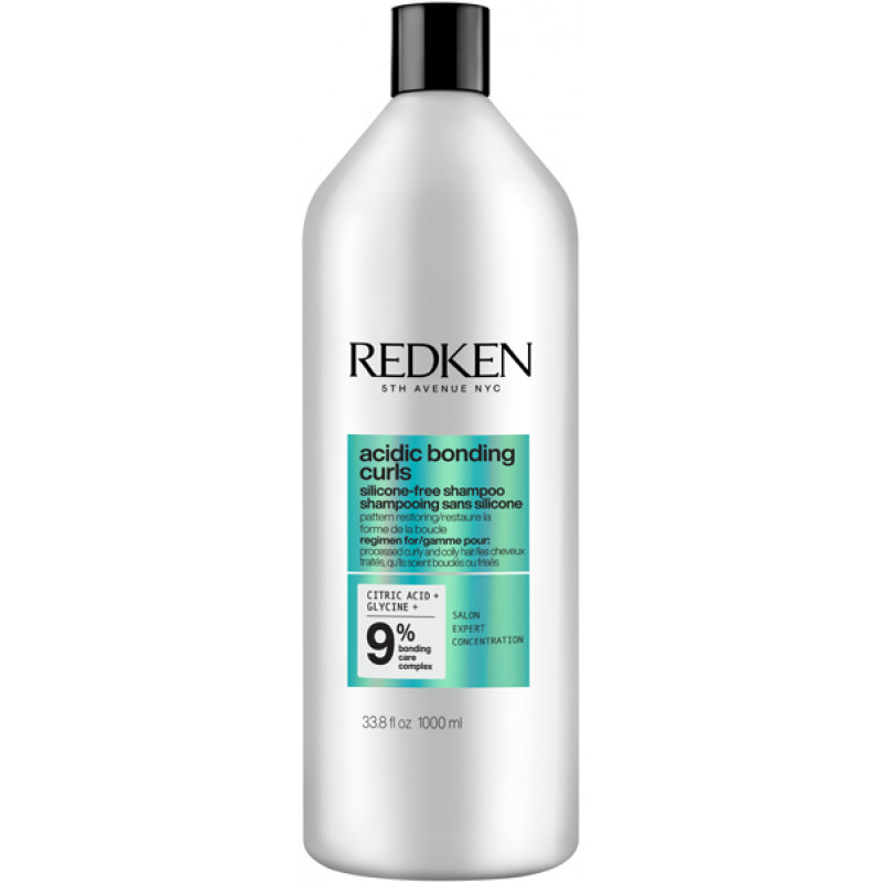 redken acidic bonding curls silicone-free shampoo liter