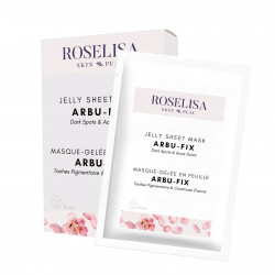 roselisa jelly sheet mask arbutin-fix 10pc