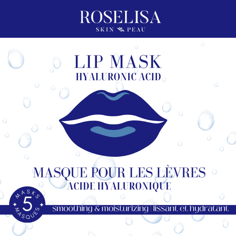roselisa hyaluronic acid lip mask 5pc