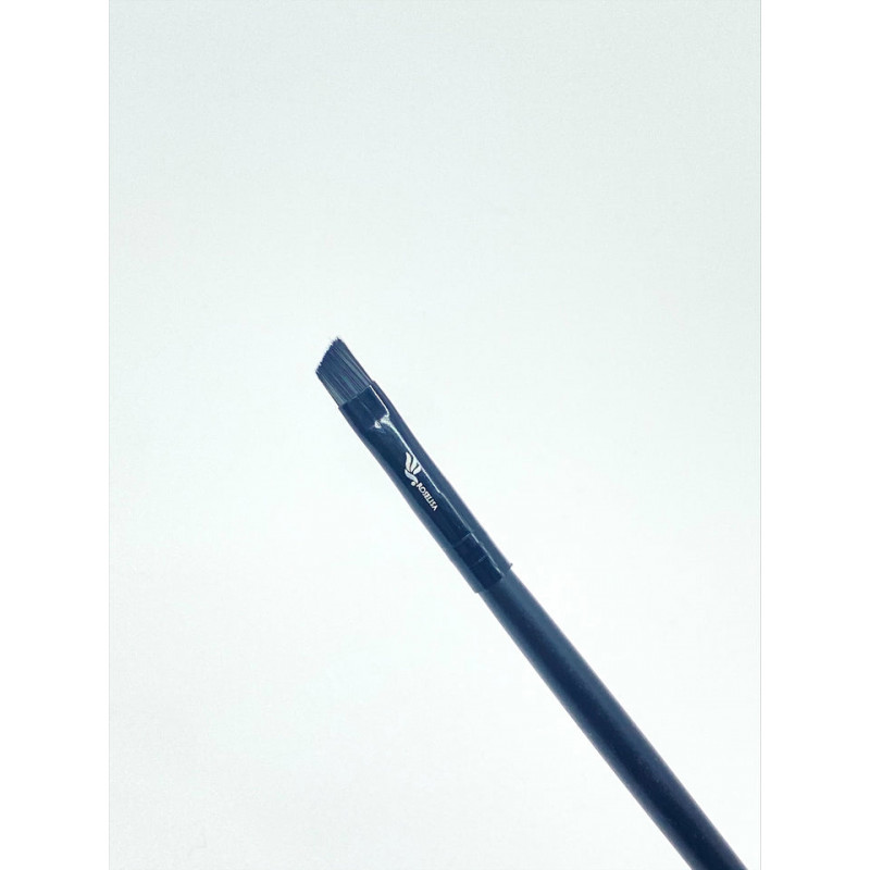 roselisa brow & lash reusable application brush (angled)