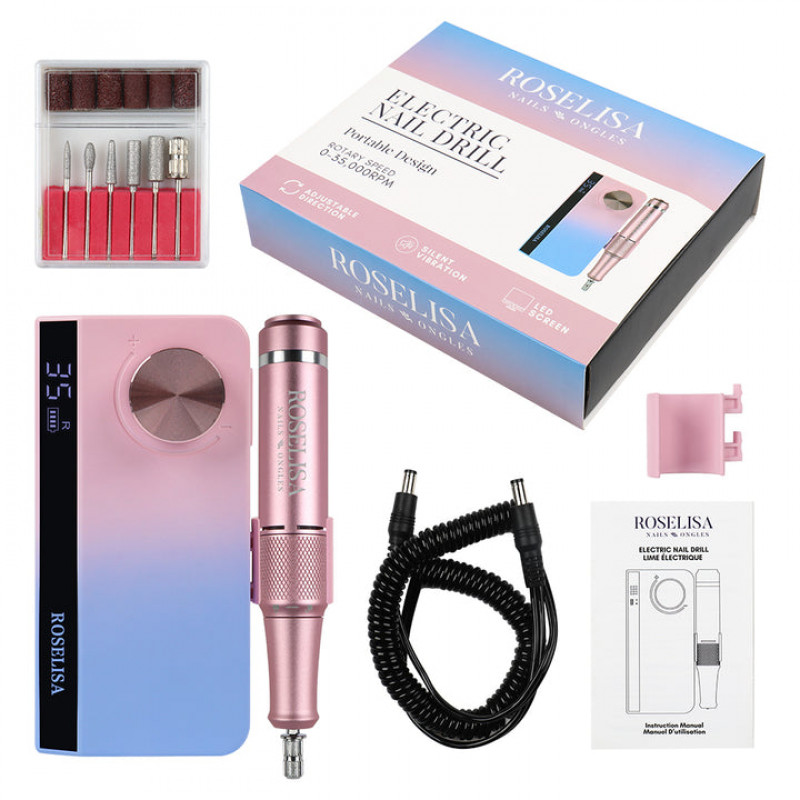roselisa cordless electric nail drill