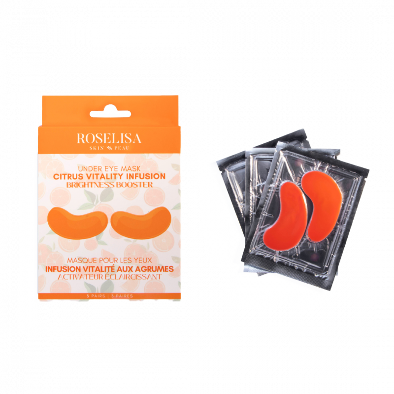 roselisa under eye mask citrus vitality 3 pack