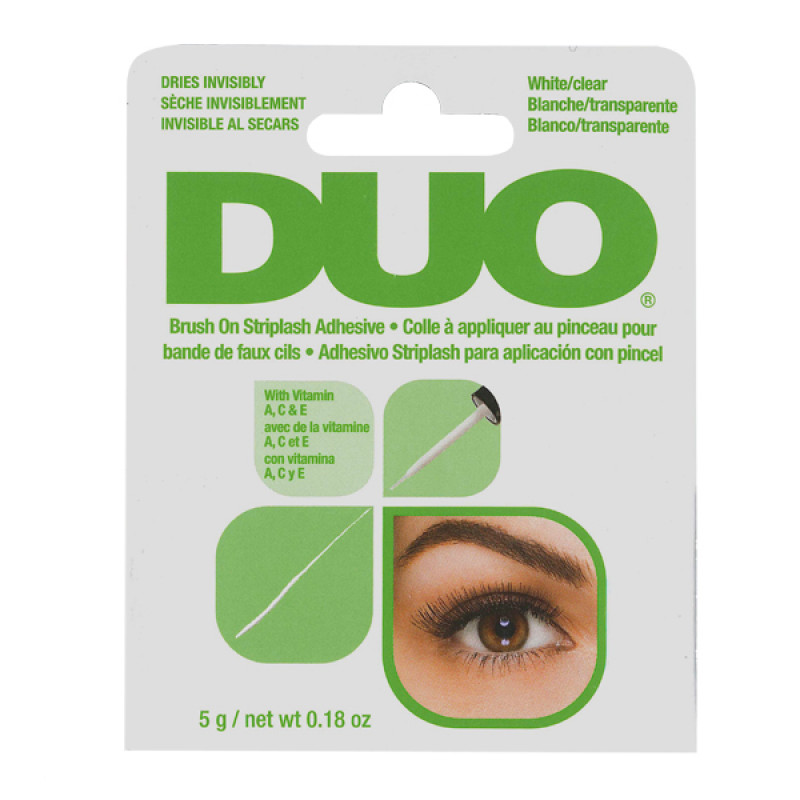 duo brush on striplash adhesive clear .18oz