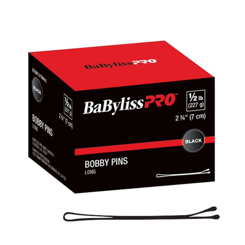 babylisspro bobby pins brown flat 2-3/4” 1/2 lb # besbplstrbrucc