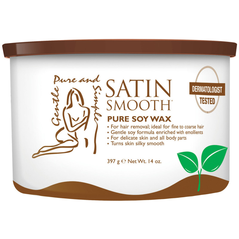 satin smooth pure soy wax 14oz # ssw14syg