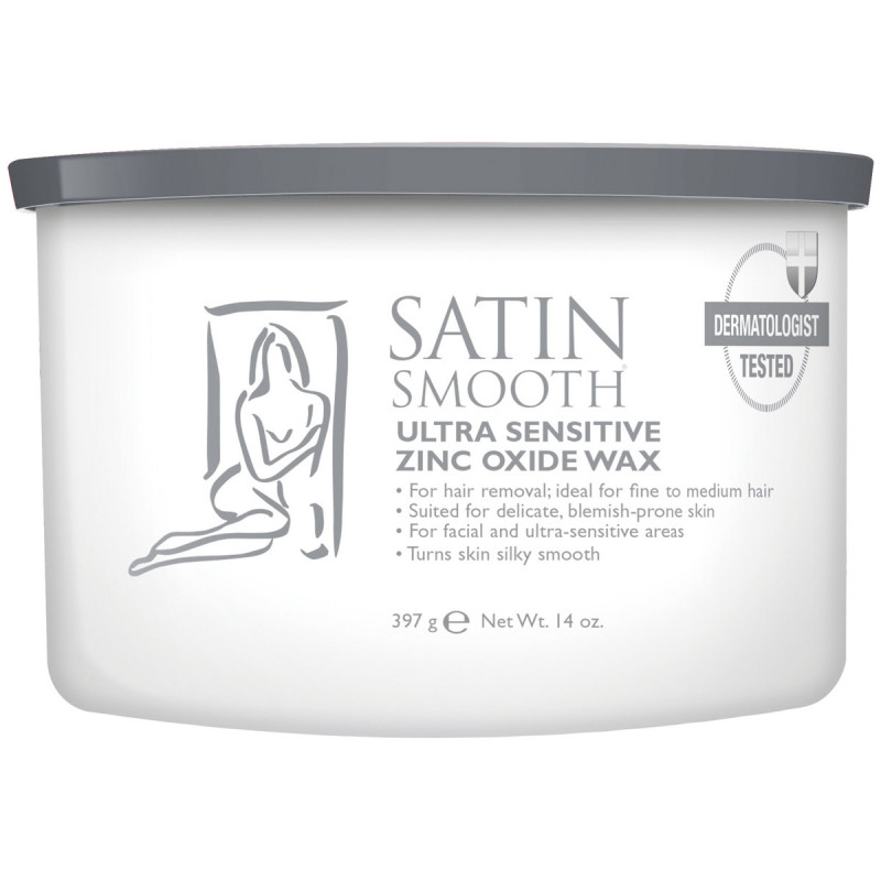 satin smooth zinc oxide cream wax 14oz # ssw14zog