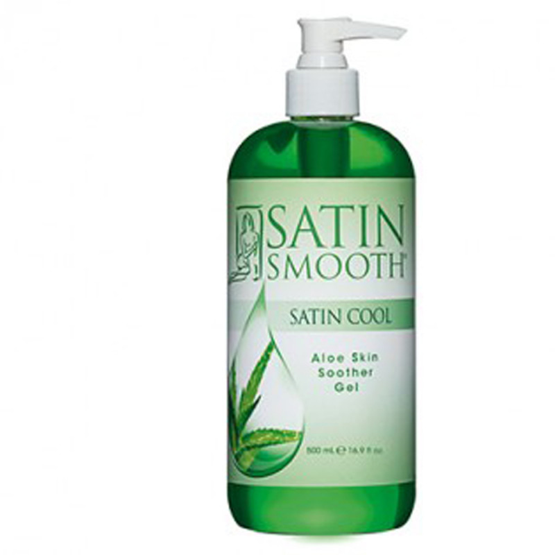 satin smooth satin cool aloe vera skin soother gel 16 oz # sswla16g