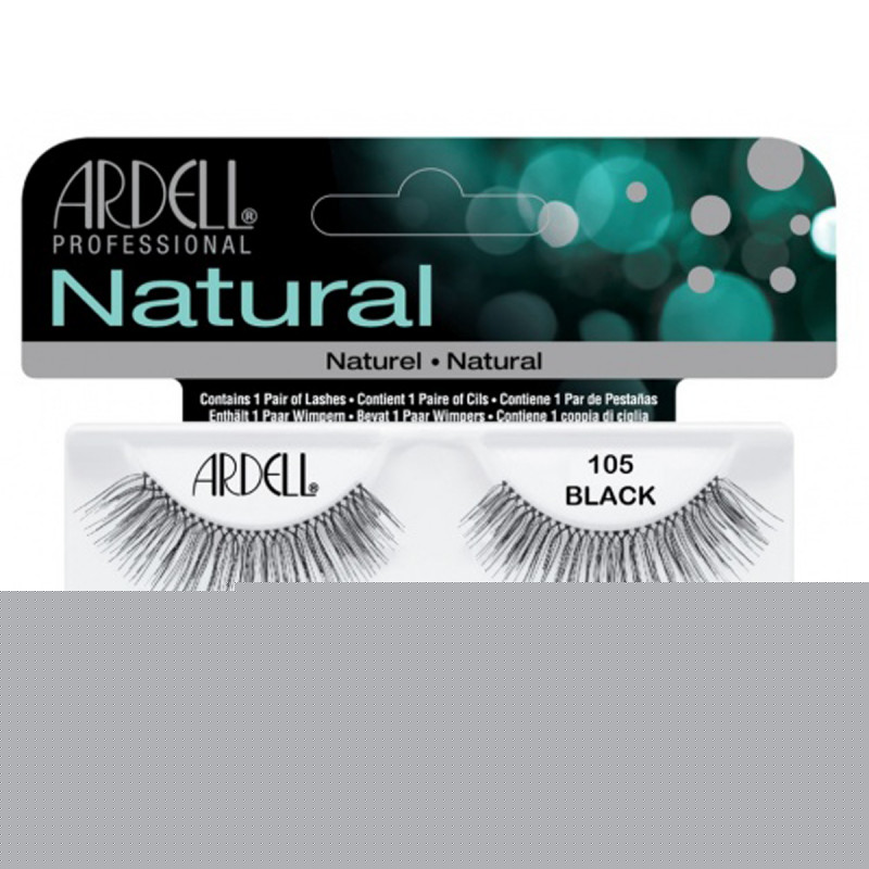 ardell natural lashes black #105